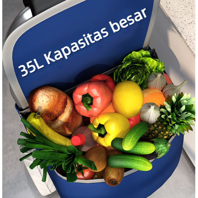 TAS TROLI BELANJA DUDUK 3 RODA DUDUKAN SHOPPING TROLLEY BAG SEAT /Portabel Dengan Roda Trolley Shopping Bag