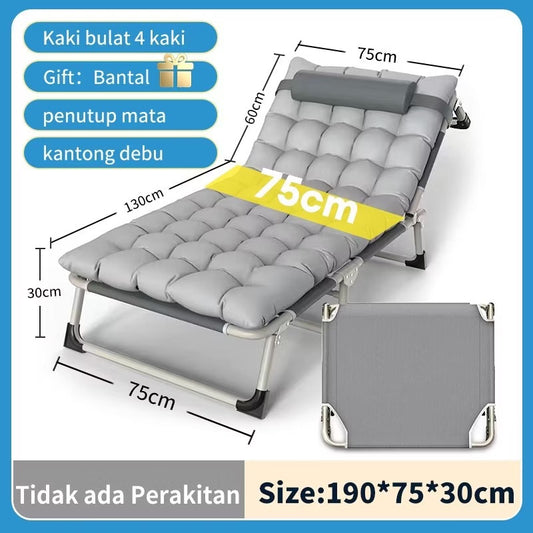 Kursi Lipat Santai Tempat Tidur Lipat Kursi Lipat Panjang Kasur Portable