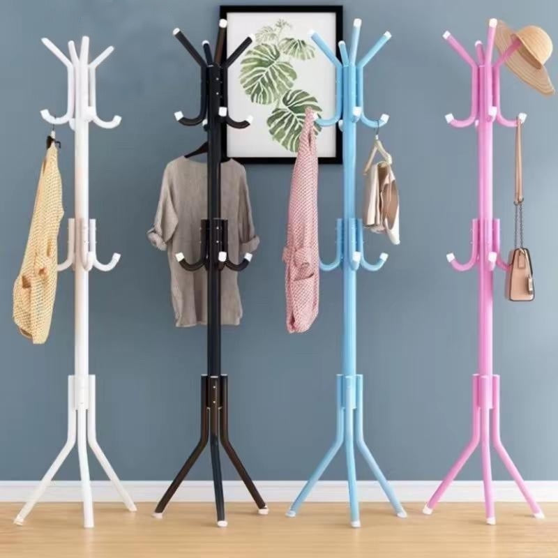Gantungan Baju Stand Hanger Coat Rack Berdiri Aesthetic Bag Gantungan Tiang Baju Tas Topi Jacket Payung Mantel Besi Aesthetic Serbaguna