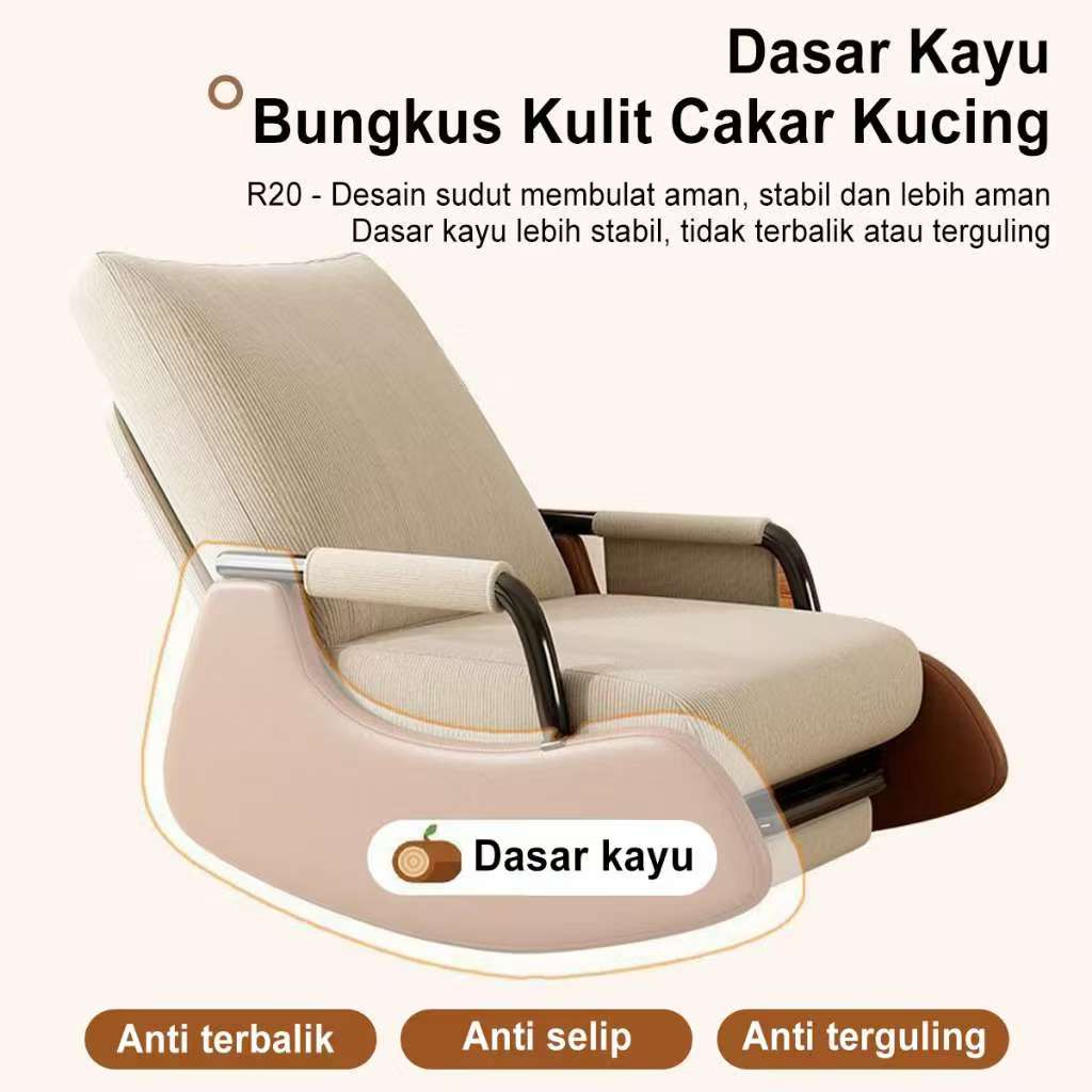 LL Sofabed Tidur Kursi Sofa/ Sofa Bed Minimalis/Kursi Lipat Kursi lesehan Super Besar