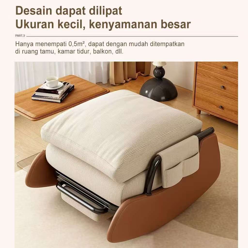 LL Sofabed Tidur Kursi Sofa/ Sofa Bed Minimalis/Kursi Lipat Kursi lesehan Super Besar