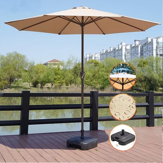 Tenda Payung Payung Jualan Pantai Outdoor Umbrella UV Perlindungan Kain